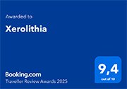 Booking award for Xerolithia in Sifnos